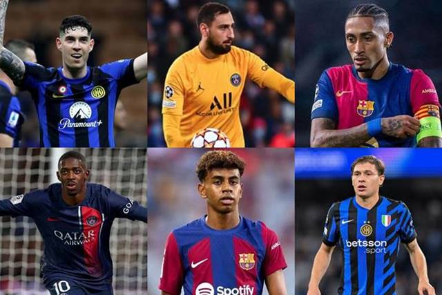 11+ Pemain Terbaik Eropa 2024-2025 (EPL, Serie A, La Liga, UCL)